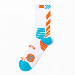 High quality professional basketball socks running sports game training socks sweat-absorbing breathable non-slip football socks