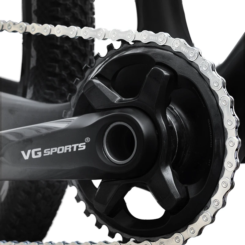 Спортивная Сверхлегкая велосипедная цепь VG 8 9 10 11 скоростей, велосипедные цепи 8s 9s 10s 11 s 116 звеньев, серебряные цепи для горного и дорожного велосипеда