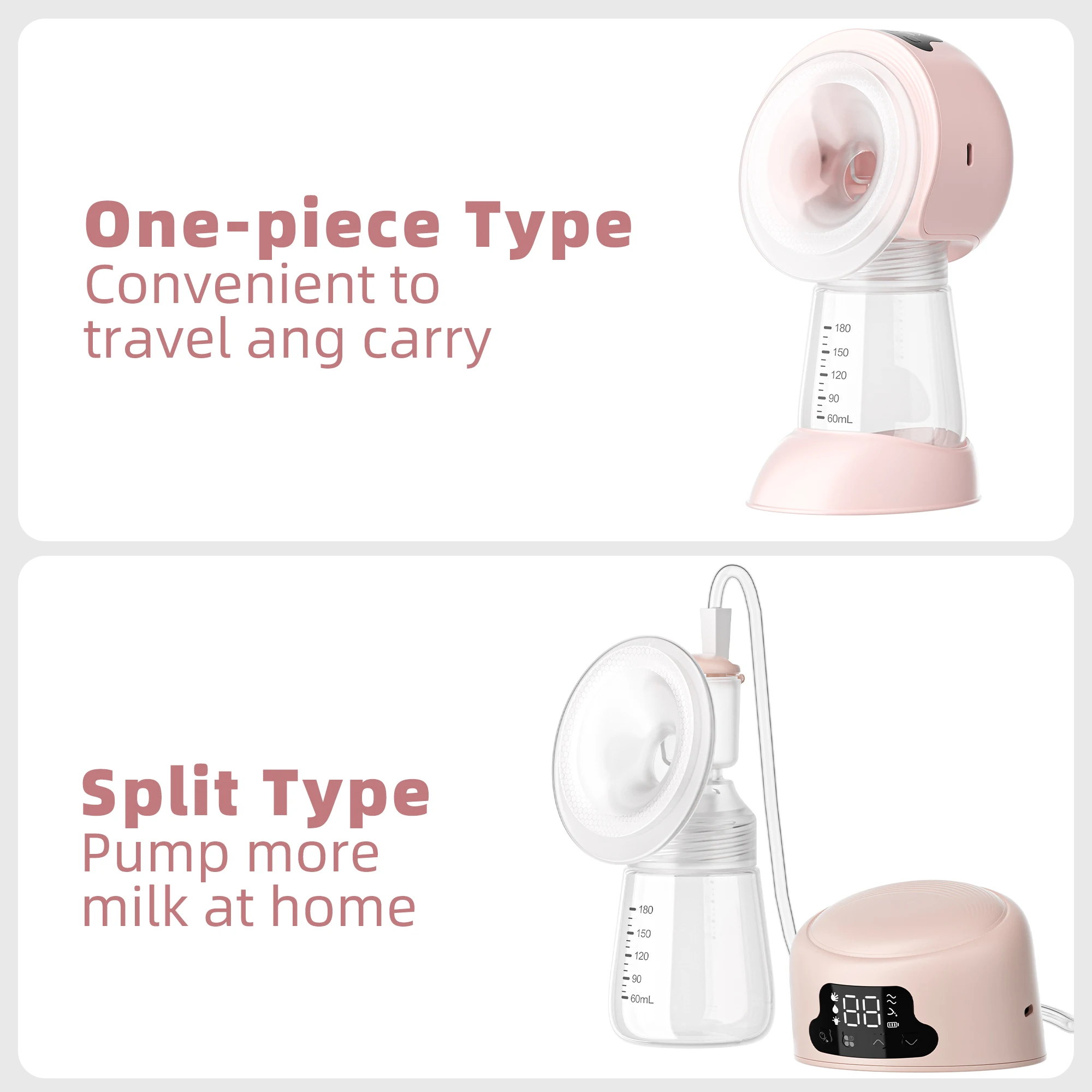 Widely Used Superior Quality Portable Electric Breast Pump Silicone Breast Pump