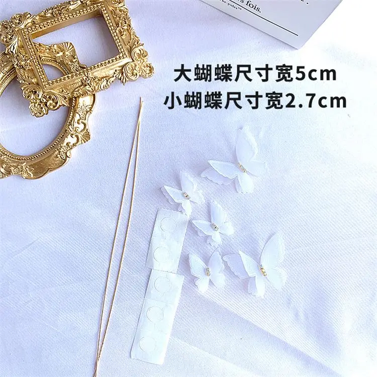 Hot Sale Decorations Kids Birthday Party Supplies Acrylic Butterfly Cake Topper