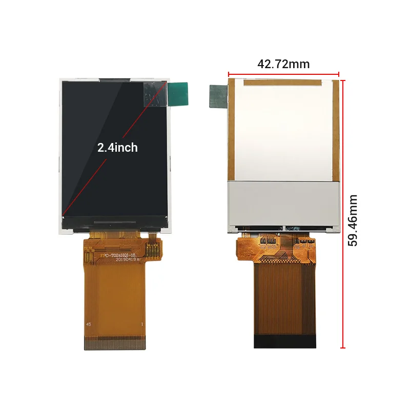  DISEA OEM 240*320 MCU/SPI/RGB интерфейс 2 4 дюймовый TFT ЖК-дисплей модуль IPS