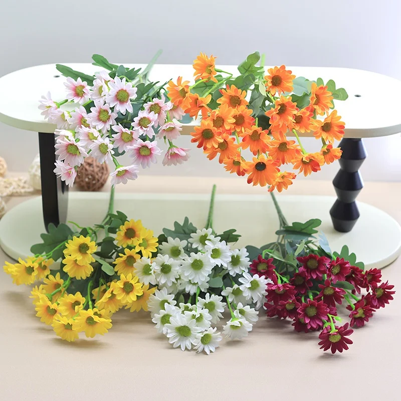 Cross-border wholesale simulation flower chamomile sunflower wedding Road home living room soft decoration Daisy