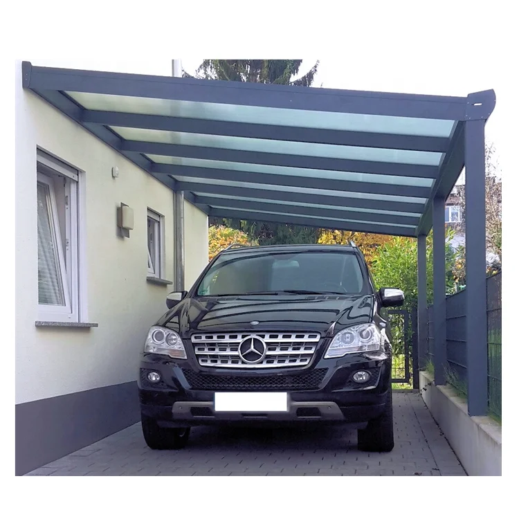 Aluminum Automatic Sense Shut retractable car  awning Ceiling outdoor storage Garage Carport