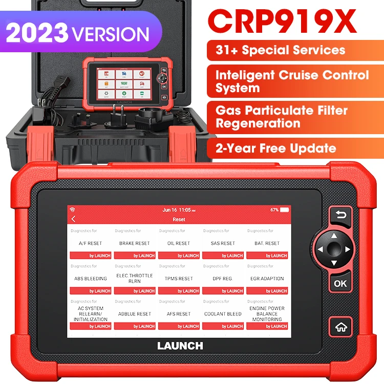Запуск crp919x crp919e crp 919x crp919 obd2 бесплатное обновление автомобильного otc Автосканер для диагностики гусеничного автомобиля