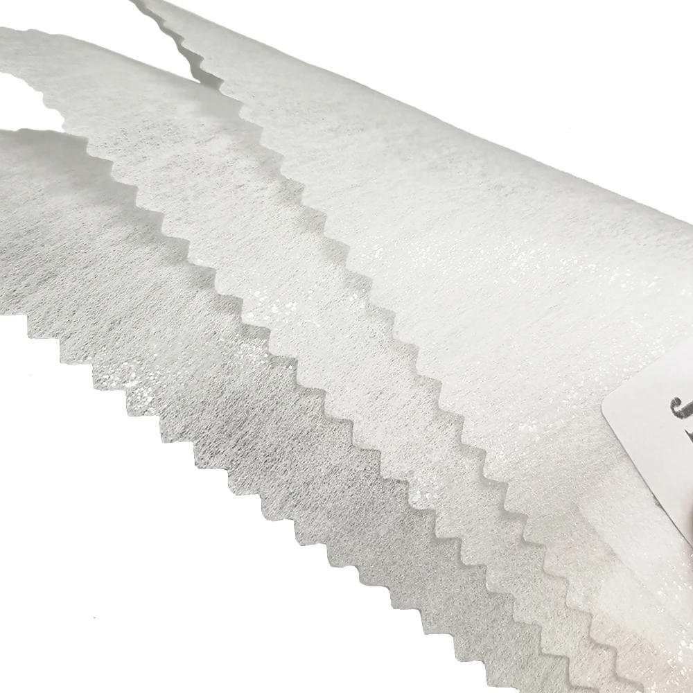 GAOXIN hot selling 100% polyester interlining chemical bond nonwoven fabric 1025H