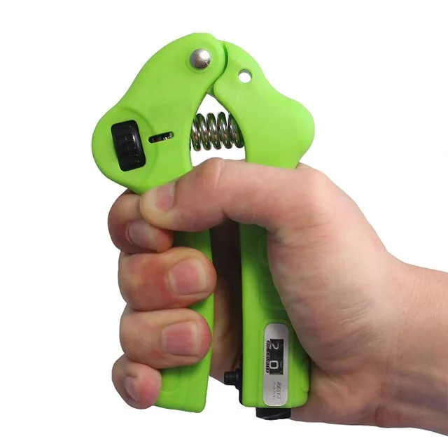 Ollas Adjustable Hand Grip Power Resistance Fitness Pinch Meter Hand Grip With Counter Hot Sell Hand Grips