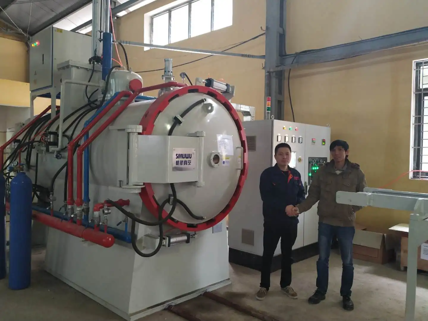 100Cr6 vacuum oil quenching hardening heat treatment furnace 8812