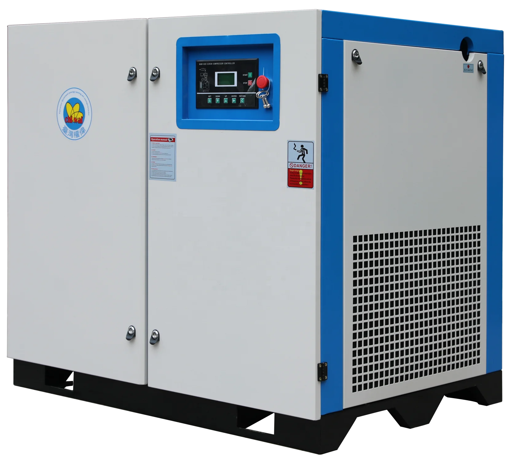 Top air compressors industrial equipment rotary screw air compressor 6bar air compressor