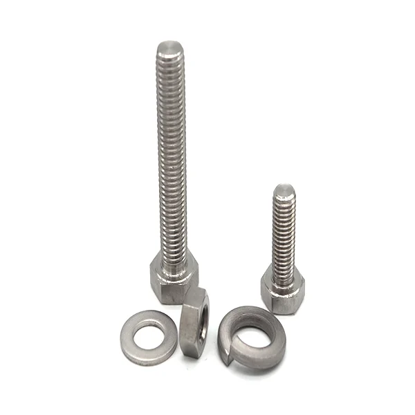 
Hastelloy c276 c2000 m20 m12 anchor bolts m30 hastelloy c276 n10276 bolts c c22 c2000 c276 hex bolt nuts washers fasteners 