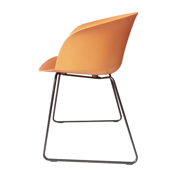 
Modern Design Plastic Nordic leisure living room chairs with armrest for dining room 