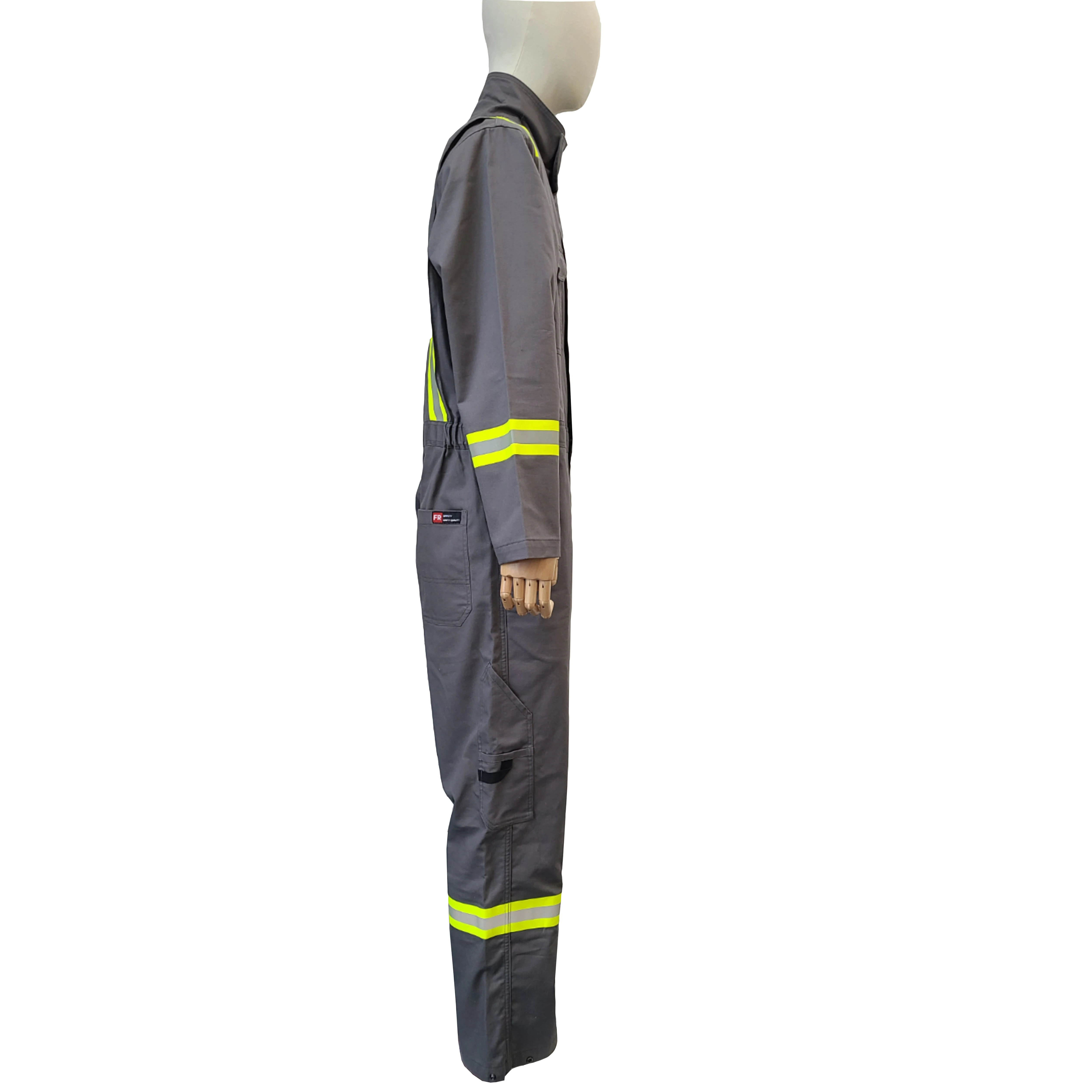 88%Cotton12%Nylon Flame Retardant Coverall with Reflective Tape Fire Resistant Coverall Mining Clothing