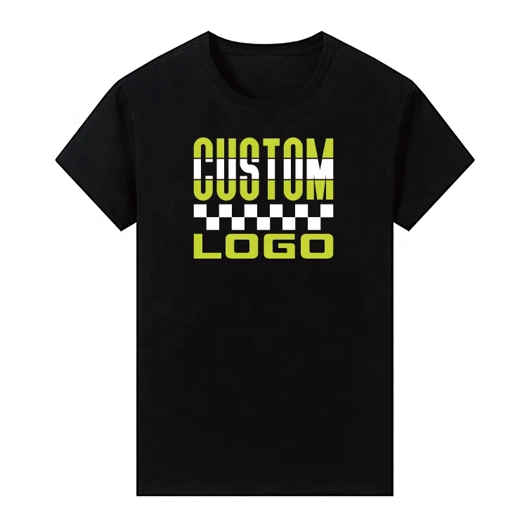 100% Cotton OEM Manufacturer Printing Design T Shirts In Bulk Custom Round Neck Unisex Short Sleeves Plain T Shirt