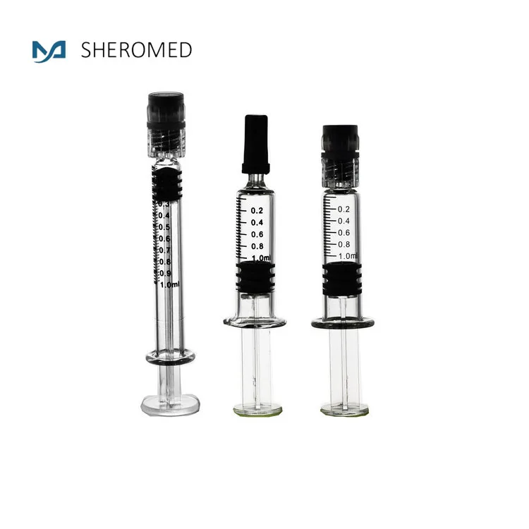 1ml Chinese Factory Scale Customized Disposable Sterile Glass Syringes