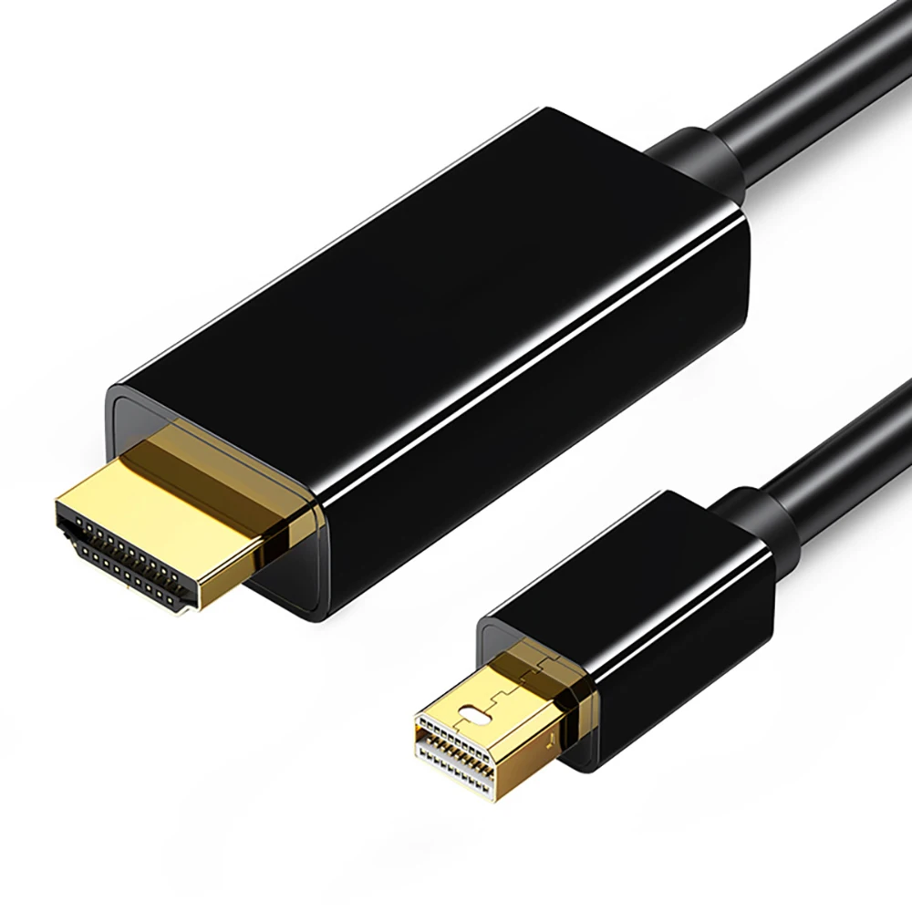minidp to hdmi cable 1.8m 4k/1080P converter HD cable Projector PC with large screen