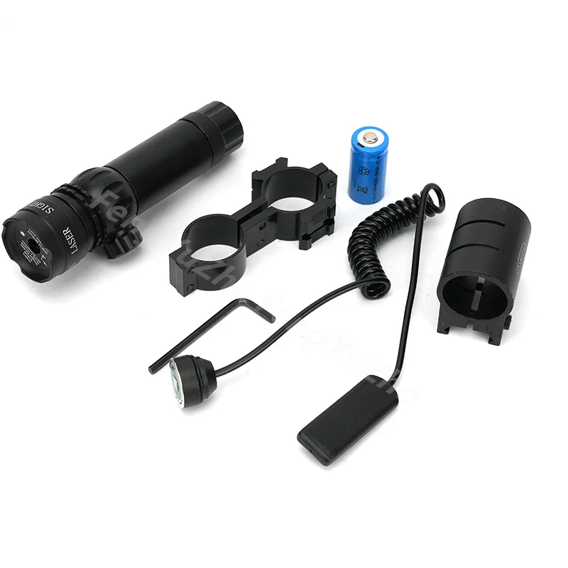 Archery Green Laser Scope Aluminium Alloy Laser Pointer Tactics Bow Laser Light Outdoor Hunting Scope High Precision Accessories