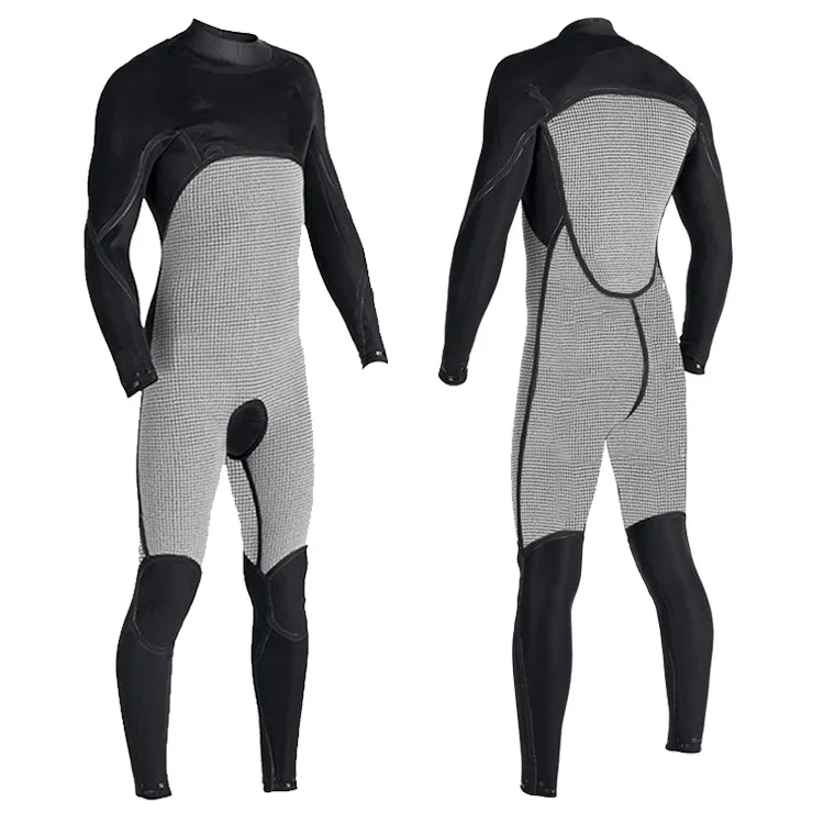DIVESTAR Custom High Quality 3/2mm Neoprene Thermal Surfing Wetsuit With Rapid Dry Fabric and Chest Zipper Bodysuit