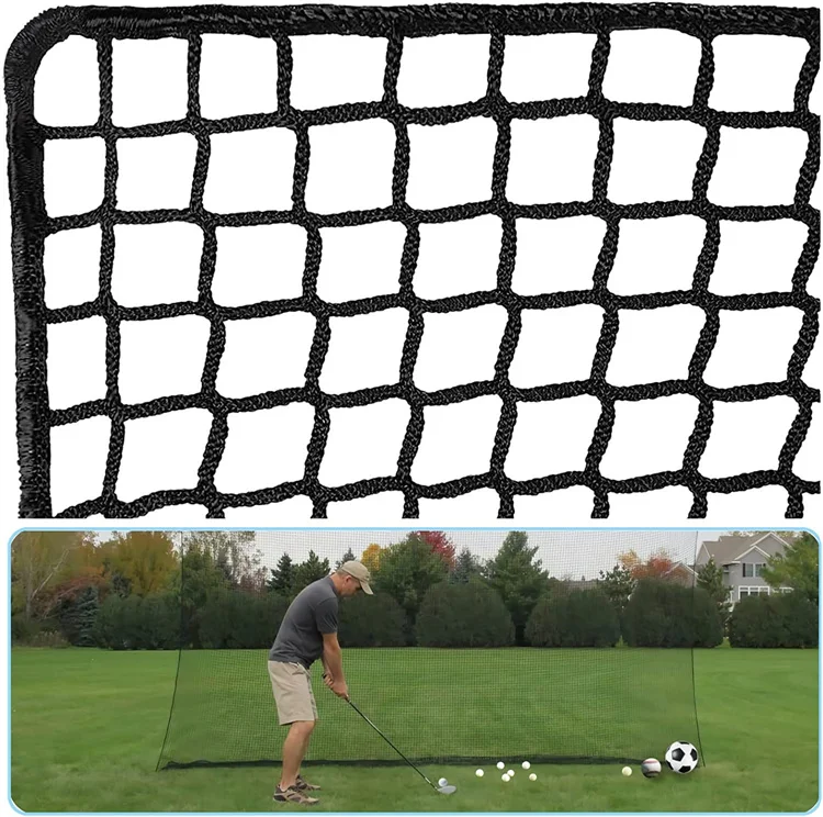 Heavy Duty Nylon Golf Driving Range Sports Barrier Nets Practice Net Outdoor  Ball Hitting Net