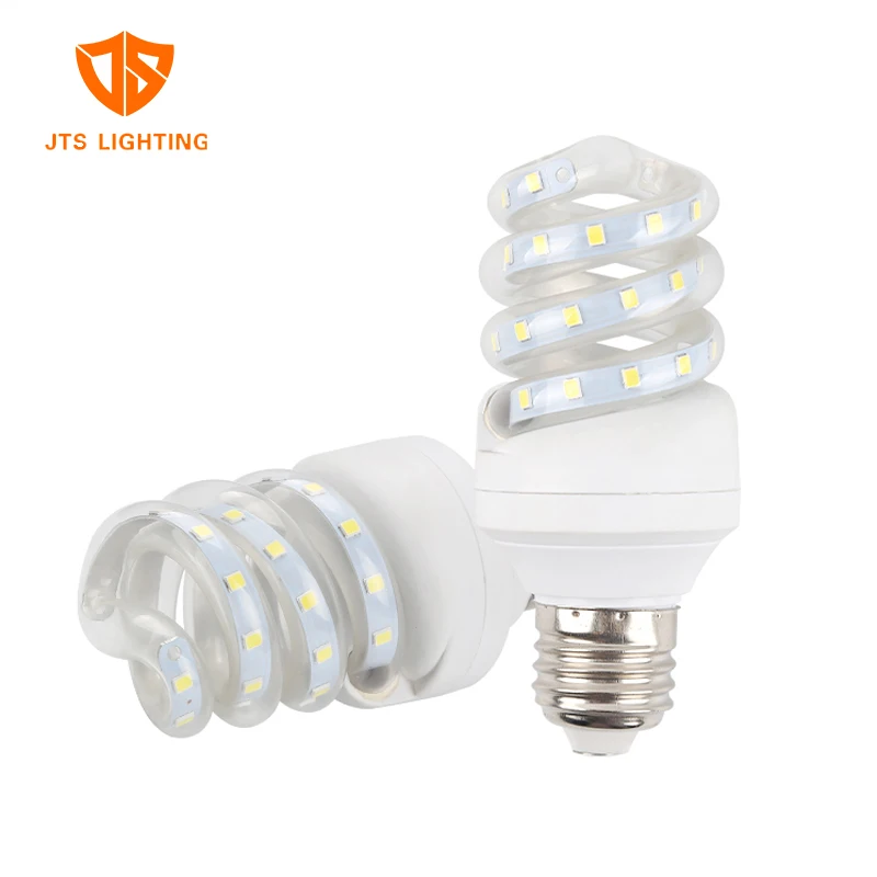 
Zhongshan Factory Spiral E27 B22 3w 5w 7w 9w 12w 16w 20w 24w Energy Saving Led Bulb Lights 