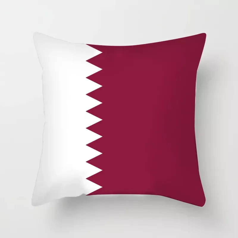 Wholesale 2022 World Cup Football Fan Supplies Souvenirs Gift Decorative square Cushion Cover