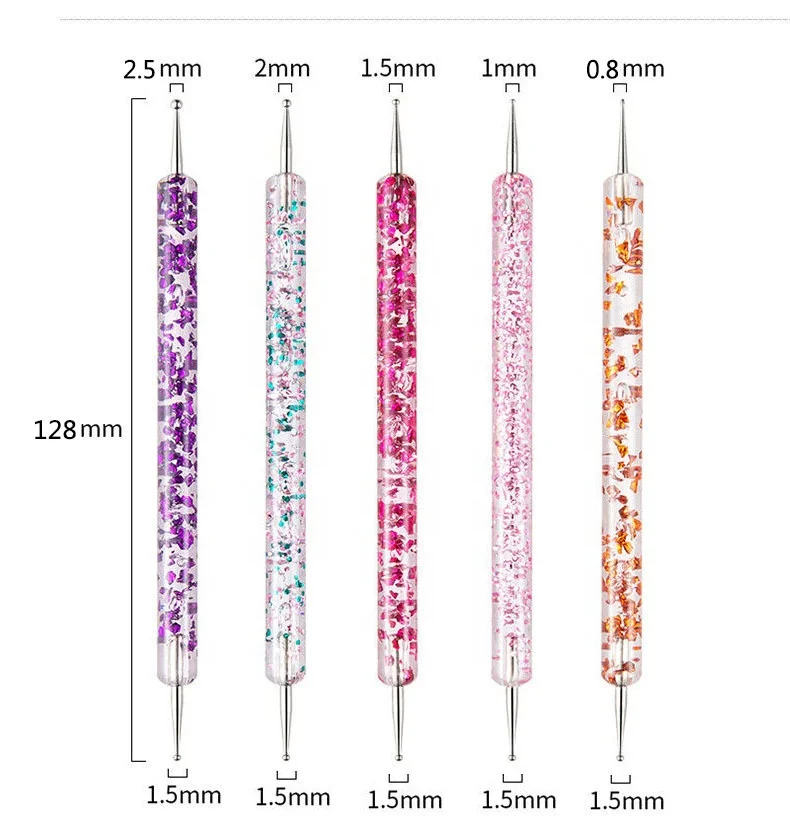 Wholesale Factory Nail pen Diamond Painting Dotting Pen Art Nail Tools 5 pieces Set
