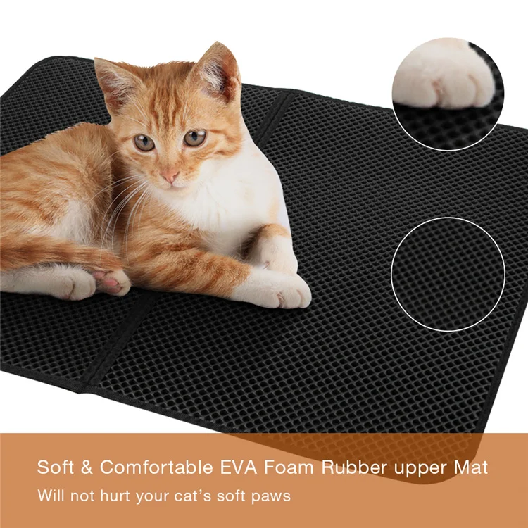 
Double Layer Waterproof Self Cleaning Cat Litter Box Training Mat for Cat Toilet 