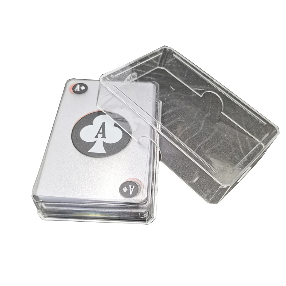 Wholesale Cheap Advertising Both Sides Custom Design PVC Plastic Indoor Funny Games Waterproof Playing Cards Poker Cards