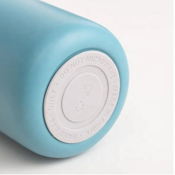 2022 Double Wall Vacuum Bounce Flask  Straight Cup Car Thermos customized Stainless Steel Sport Bottle  LOGO Mug