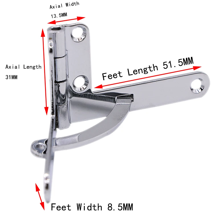 Нержавеющая металлическая петля винный ящик квадратные петли для деревянной коробки