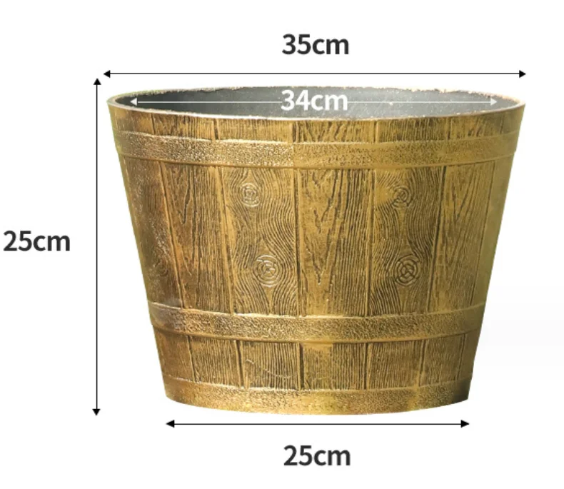 Big Flower Pot Tree Planting Container Jar Cheap Super Durable Plastic Recycled Plastic 10 Inch Plastic Plant Pots Morden Simple