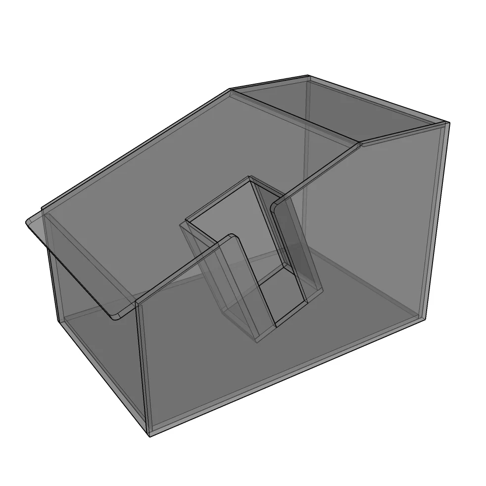 Stackable Acrylic Candy Bin with Plastic Scoop