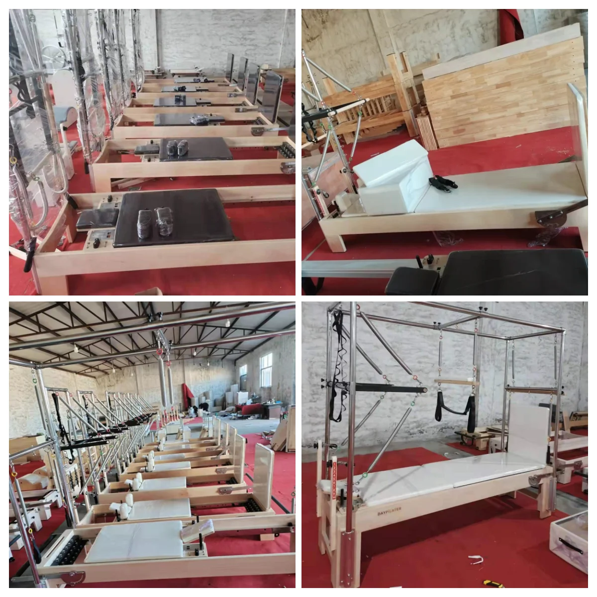 New Pilates Training Bed Yoga Fitness Equipment Elevated Flat Bed Cadillac Home Gym Reformer