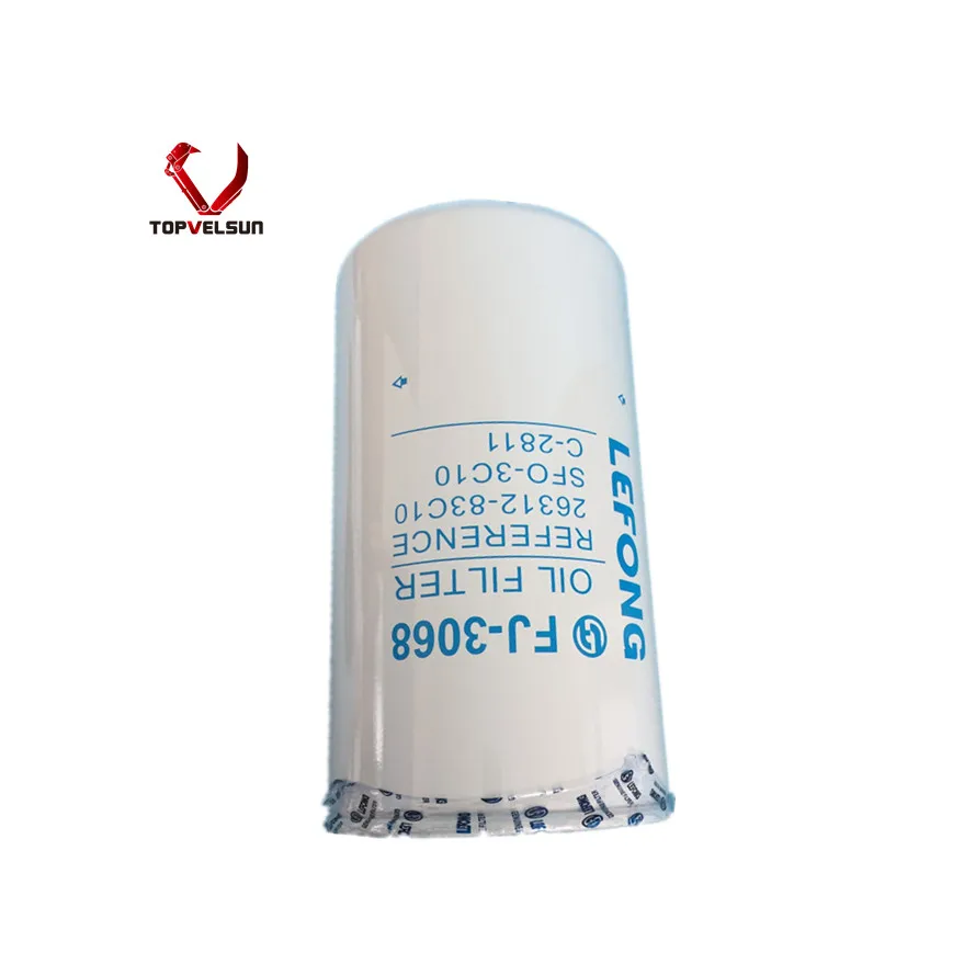 oil filter 26312-83C10 SFO-3C10 for excavator truck tractor