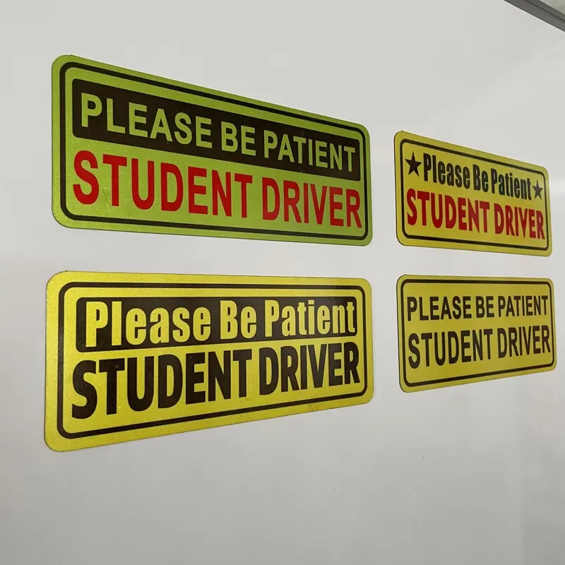 Custom Removable Vehicle Bumper Decal Magnet Sign Car Reflective Sticker