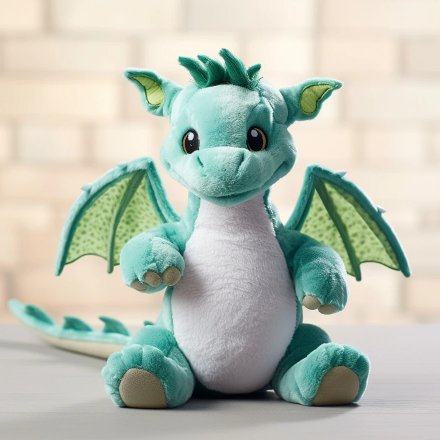 2023 New Design Dinosaur Plush New Year Mascot Stuffed Animal Doll Dragon Plush Toy