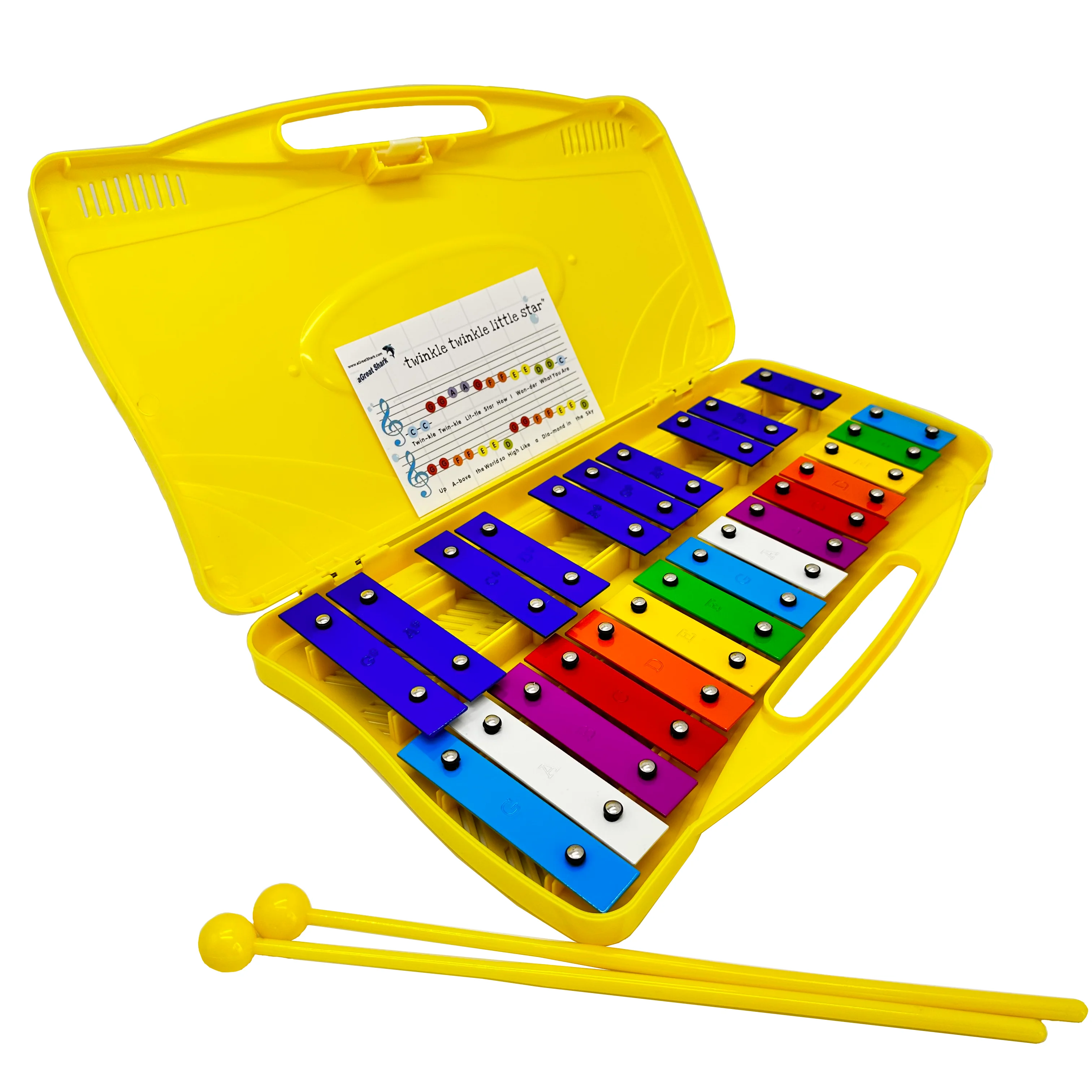 Высококачественный музыкальный инструмент glockenspiel 25 нот ксилофон для классной комнаты подарок профессиональный перкуссионный чемодан переноски