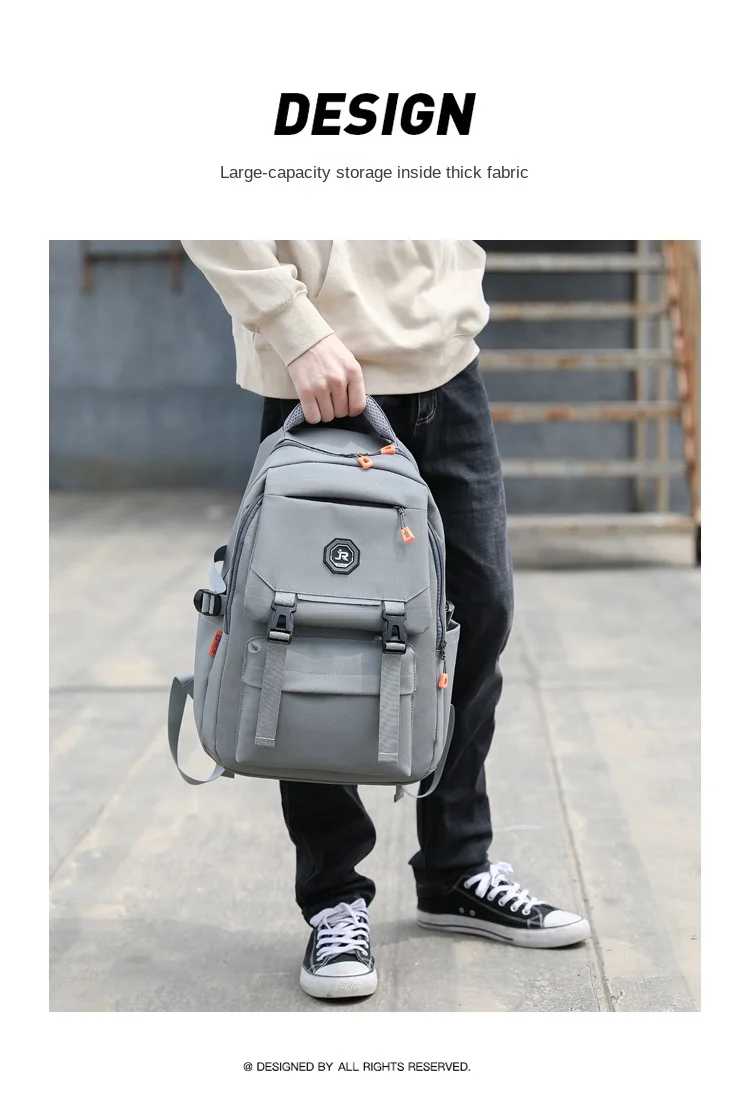 Custom Logo Oxford College Student New Designer Waterproof Cheap Fashion Cool Travel Student School Laptop Backpack For Teens