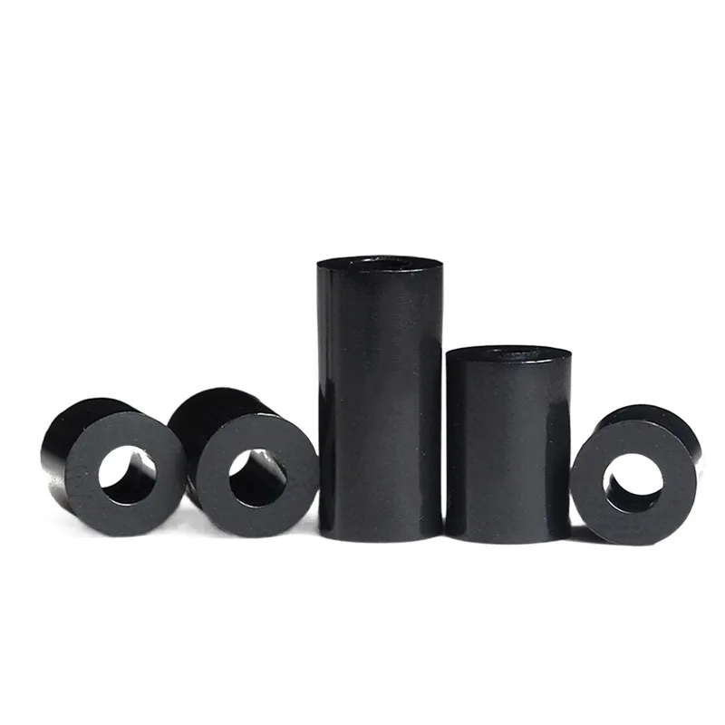 OEM Law Price Black  White Nylon ABS Plastic Round PCB Standoff Spacers
