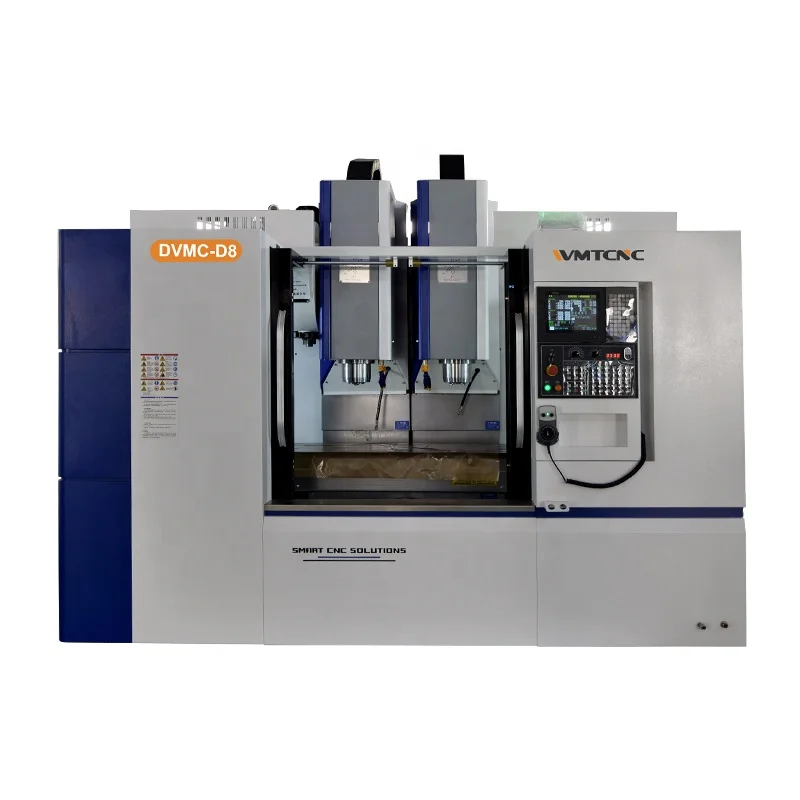 DVMC-D8 heavy duty dual spindle and dual ATC cnc machining center