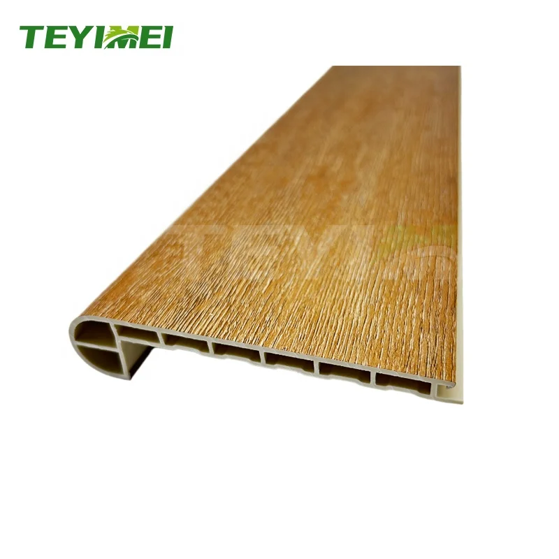 Wholesale Waterproof SPC WPC Stair Treads and Risers for Wooden Steps