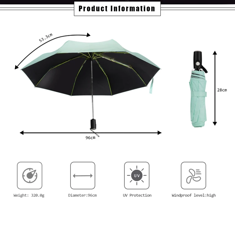 Wholesale Promotional Umbrella Fold Small Umbrella For Purse - Folding Pocket Travel 3 Japanese Folding Umbrella