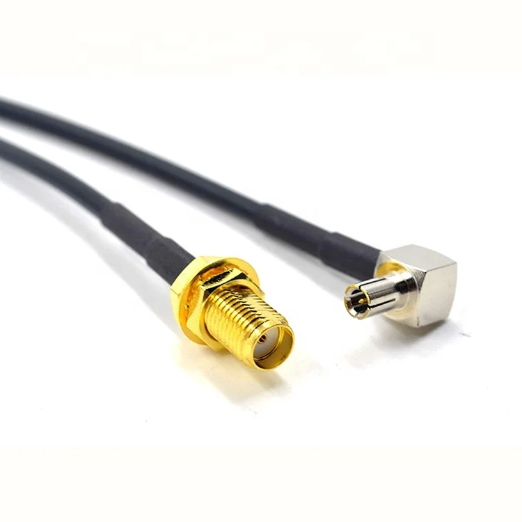 Коаксиальный кабель ts9 «штекер-гнездо sma» под прямым углом rg174 для усилителя маршрутизатора и преобразования антенны WLAN Wi-Fi