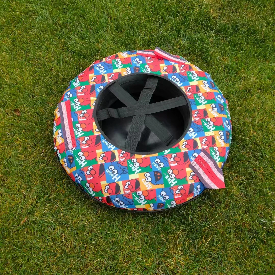 100cm Snow Sport Sled Inflatable Snow Tube Sled Snow Tubing