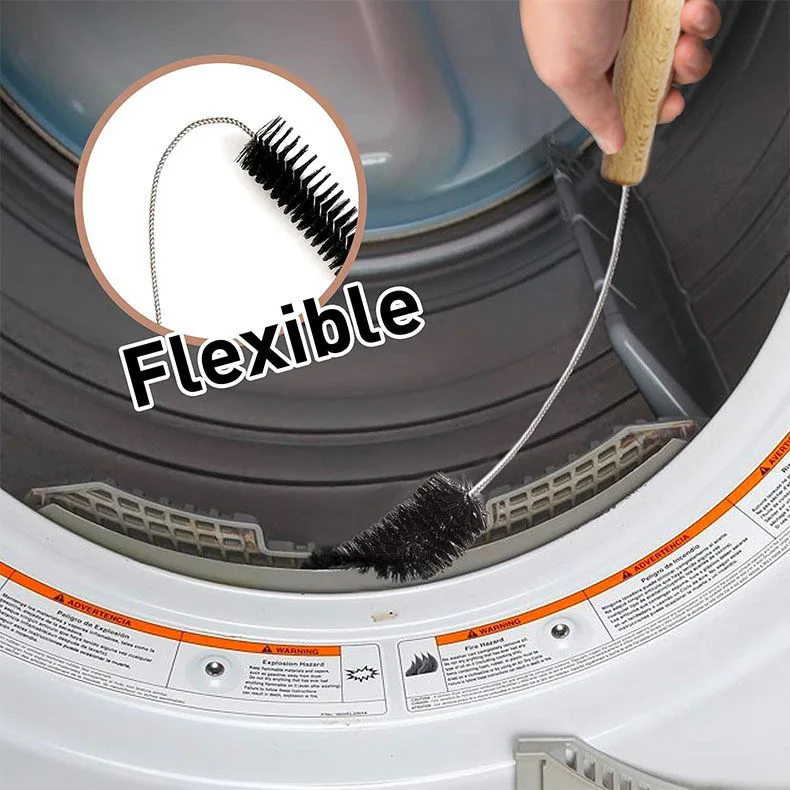 Dryer Vent Cleaner Clothes Dryer Lint Brush Vent Trap Cleaner Home Essentials Long Flexible Refrigerator Coil Brush Vacuum Brush