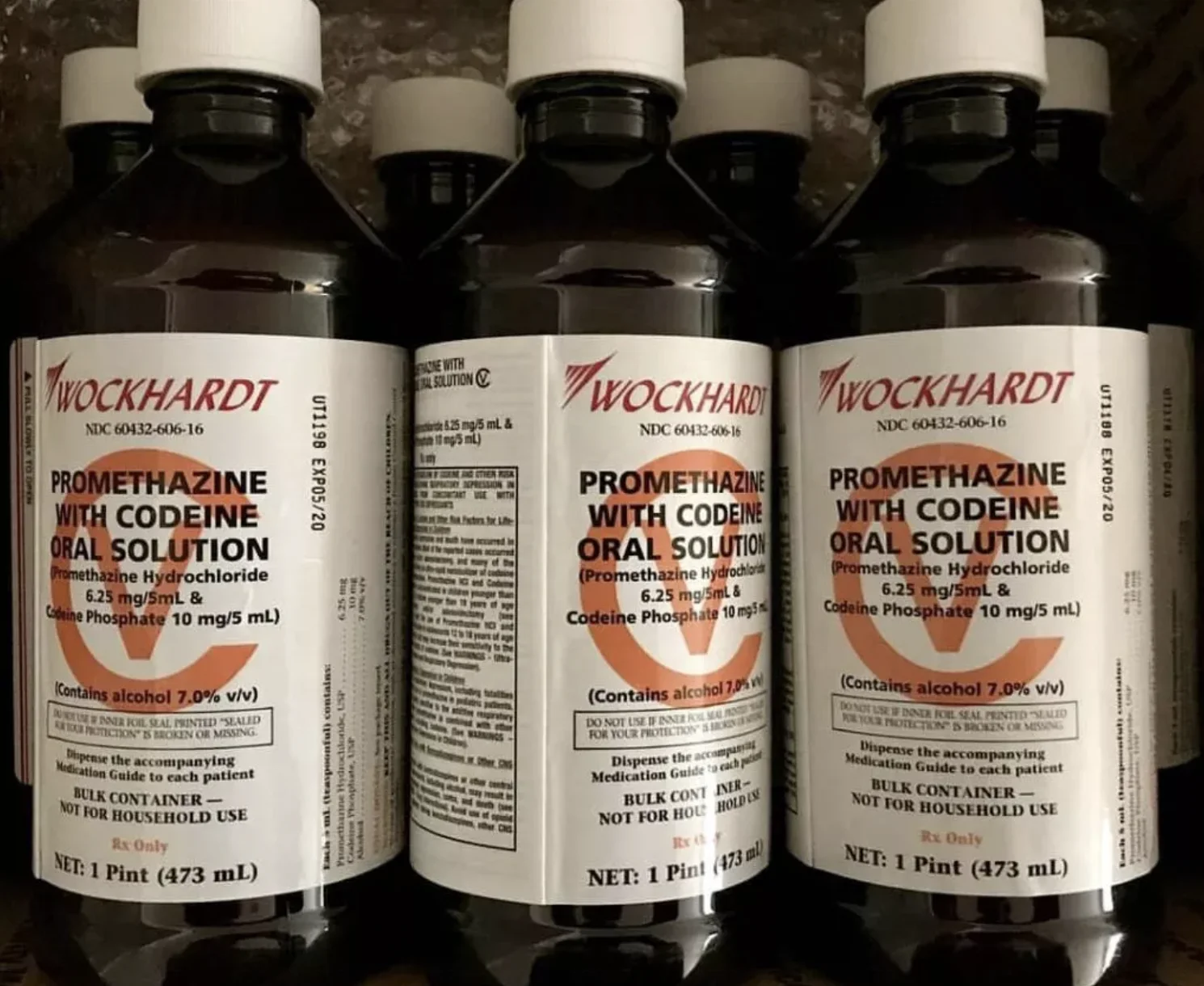 Custom High Quality Printed Oral Solution Wockhardt Cough Syrup Label Stickers