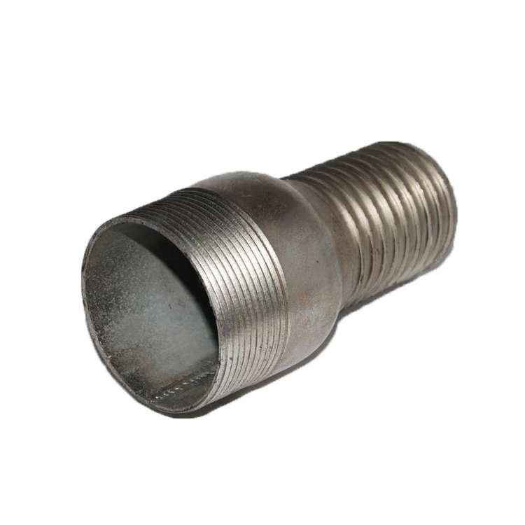 High Quality Galvanized And Black Steel Male Thread Gi Pipe Nipple For Sale