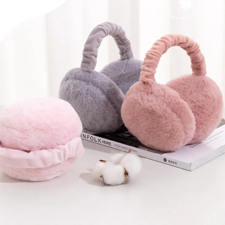 Winter Prevent Wind Warm Design Collapsible hamburger ear muffs