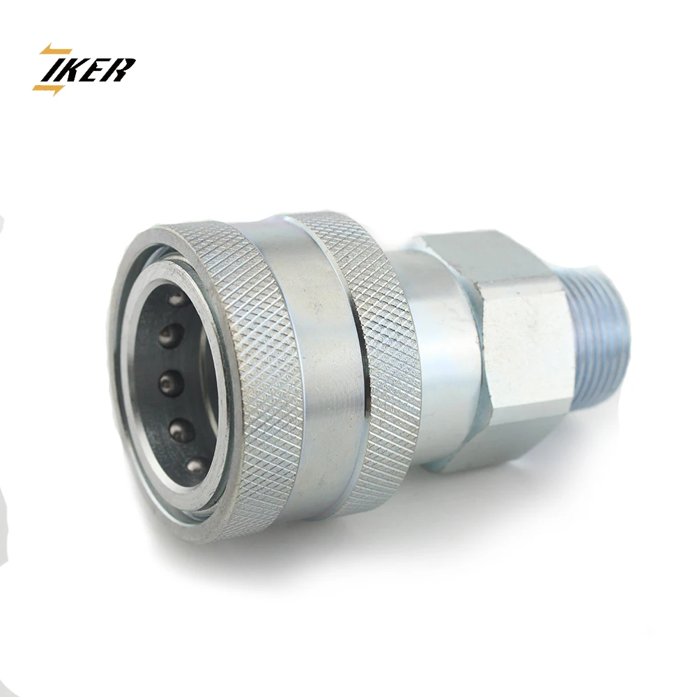 ZJ-YAB ISO 7241-1 Series A trailer machine Interchange hydraulic quick release couplings