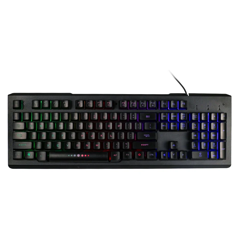 New model trend wired glow keyboard and mouse combo for game computer pc laptop Multimedia Keyboard For Professional Gamers