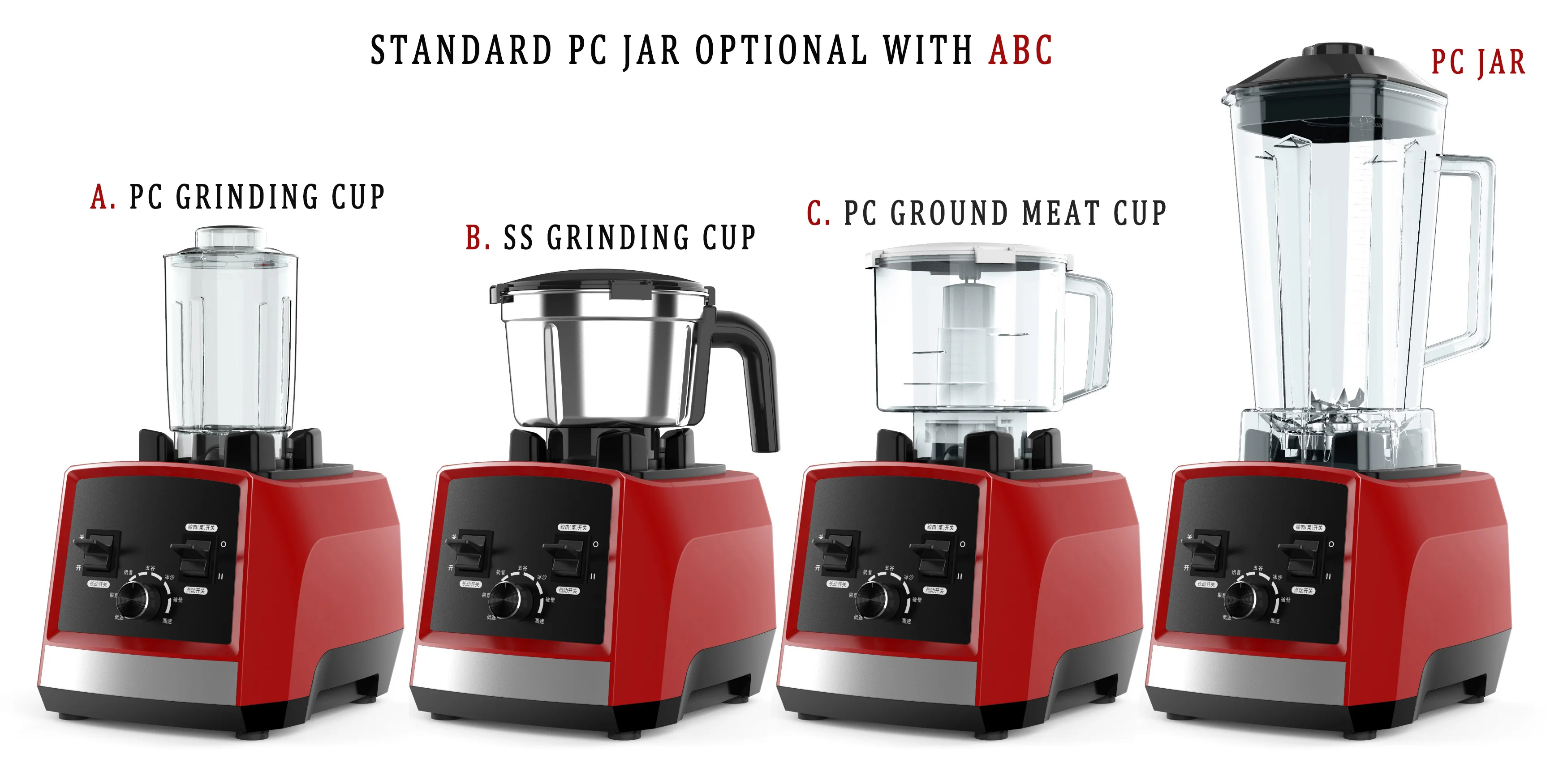 Multifunctional kitchen small appliances can be used in coffee grinders and meat grinders and Juicer Smoothie Blender And Mixer