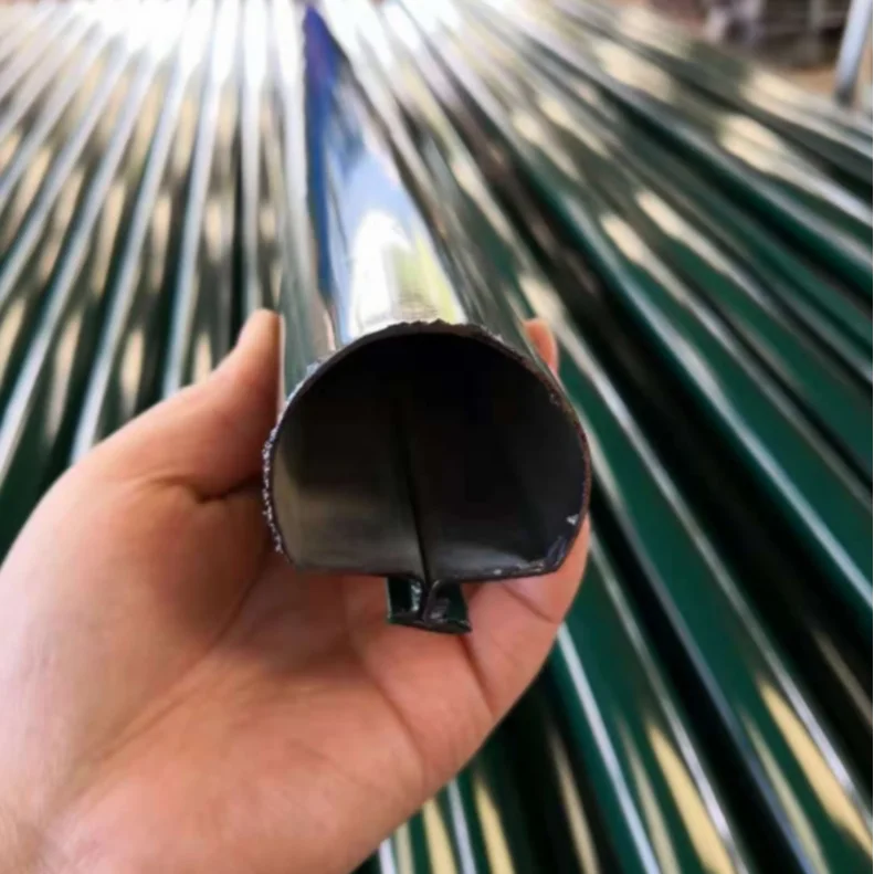 2.1 meters tall metal fence net mesh support pole for garden isolation